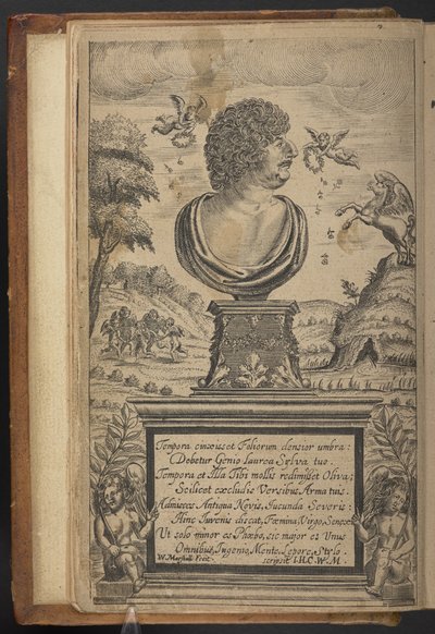 Frontispice af Hesperides eller The Works... af Robert Herrick