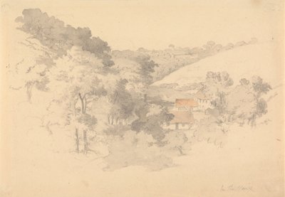Gårdsbygninger i Vaux, Jersey af Robert Hills