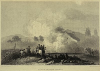 Slaget ved Eutaw Springs i 1781 af Robert Hinshelwood