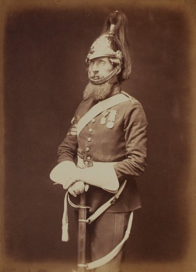 Sergent-major Bailey, 1st Royal Dragon Guards af Robert Howlett