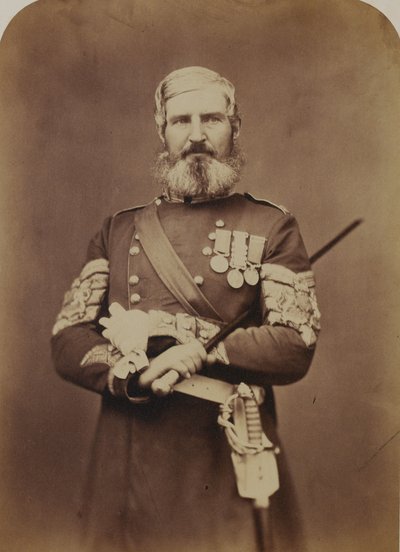 Sergent-major Edwards, Scotch Fusiliers Guards af Robert Howlett
