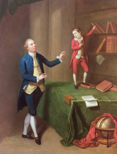 Sir Robert Walker og hans søn Robert af Robert Hunter