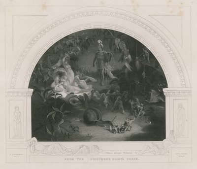 Der sover Titania, fra Skærsommernattens drøm af Robert Huskisson