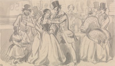 Offentlig forfriskning i lavsamfundet af Robert Isaac Cruikshank