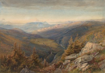 Bjergudsigt af Robert J. Pattison
