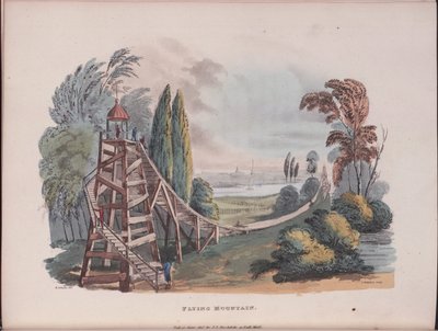 Flying Mountain Montagnes Russes i Lille Rusland, 1815 af Robert Johnston