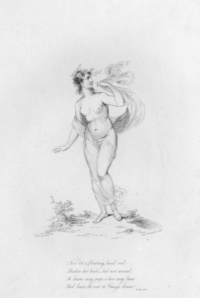 Anacreon, Ode XVI (gravering) af Robert Kerr (after) Porter