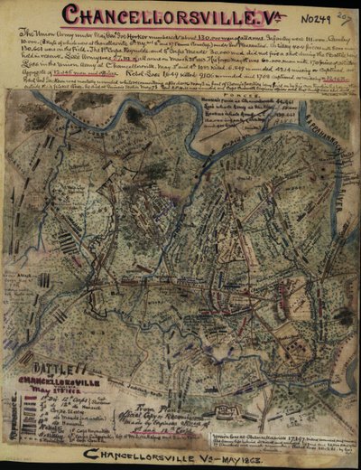 Slaget ved Chancellorsville, Virginia, 2. og 3. maj 1863 LOC gvhs01.vhs00299 af Robert Knox Sneden