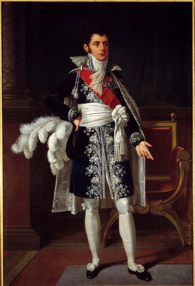 Portræt af Anne Jean Marie Rene Savary, hertug af Rovigo (1774 - 1833) minister for generalpolitiet. Maleri af Robert Lefevre (1755-1830) af Robert Lefevre