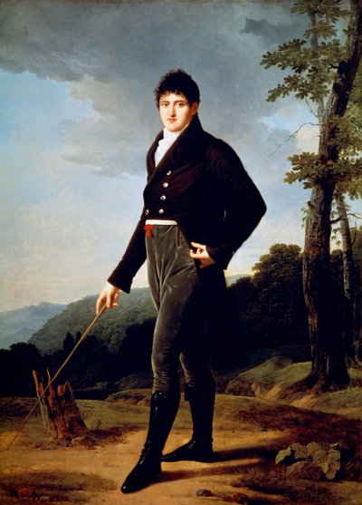 Portræt af grev Andrei Bezborodko, 1804. af Robert Lefevre
