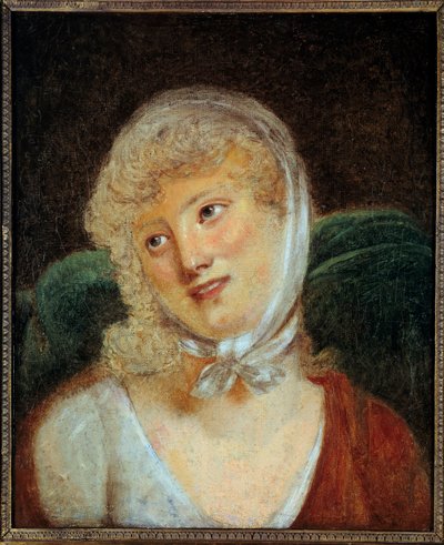 Portræt af Mary Laczinska, grevinde Walewska (1789 - 1817). Maleri af Robert Lefevre (1755-1830) af Robert Lefevre