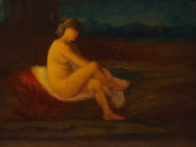 En bader af Robert Loftin Newman