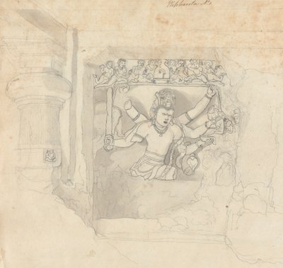 Figur fra Elephanta af Robert Mabon