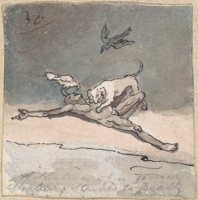 Scene i hungersnød af Robert Mabon
