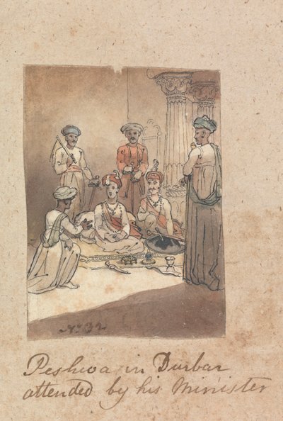 Maratha Peshwa og hans ministre af Robert Mabon