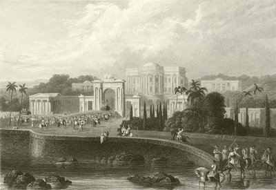 Det britiske residency i Hyderabad af Robert Melville Grindlay