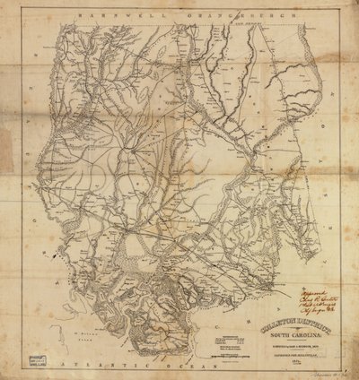Colleton-distriktet, South Carolina LOC 2006636733 af Robert Mills
