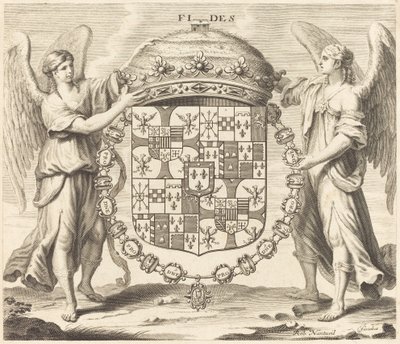 Våben af ​​Charles II, hertug af Mantua af Robert Nanteuil