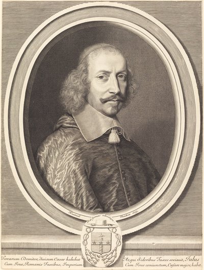 Kardinal Jules Mazarin af Robert Nanteuil
