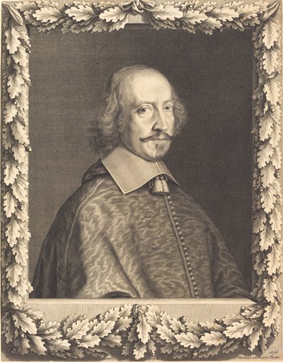 Kardinal Jules Mazarin af Robert Nanteuil