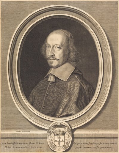 Kardinal Jules Mazarin af Robert Nanteuil