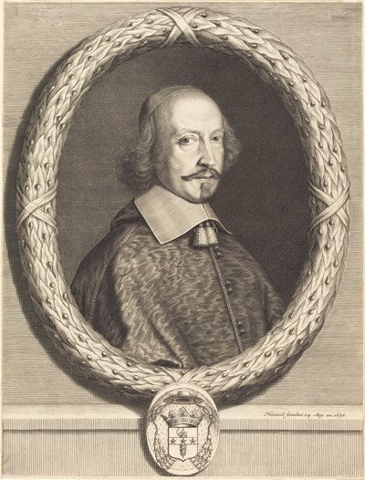 Kardinal Jules Mazarin af Robert Nanteuil