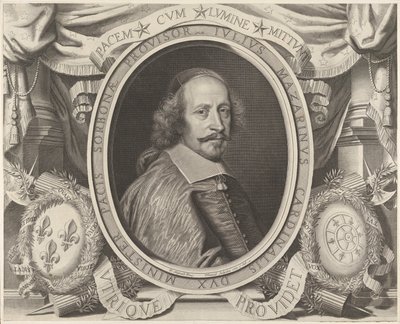 Kardinal Jules Mazarin af Robert Nanteuil