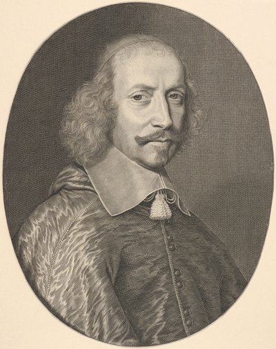 Kardinal Jules Mazarin, 1655. af Robert Nanteuil