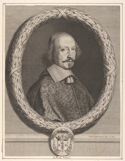 Kardinal Jules Mazarin, 1656. af Robert Nanteuil