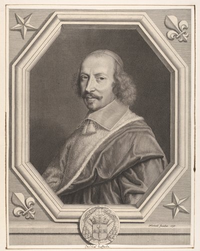 Kardinal Jules Mazarin, 1656. af Robert Nanteuil