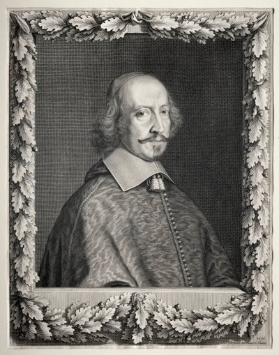 Kardinal Mazarin af Robert Nanteuil