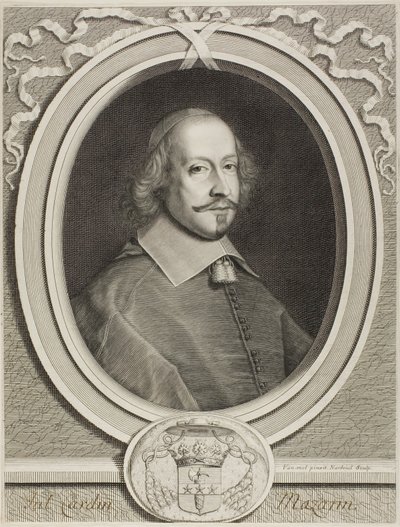 Kardinal Mazarin af Robert Nanteuil
