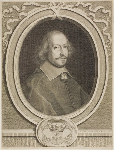 Kardinal Mazarin af Robert Nanteuil