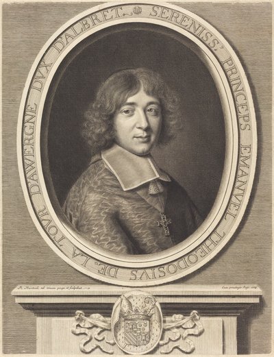 Kardinal de Bouillon af Robert Nanteuil