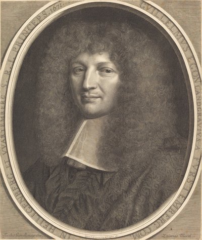 Kardinal de Furstenberg af Robert Nanteuil