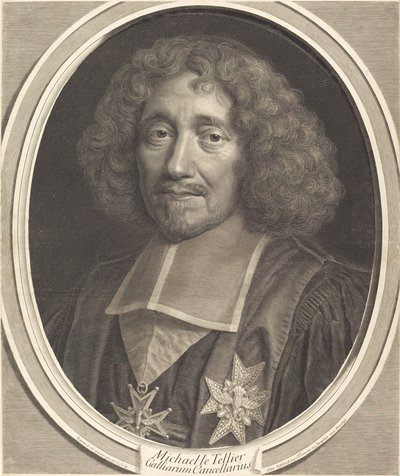 kansler Michel Le Tellier af Robert Nanteuil