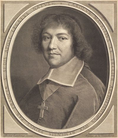 Charles Maurice Le Tellier af Robert Nanteuil