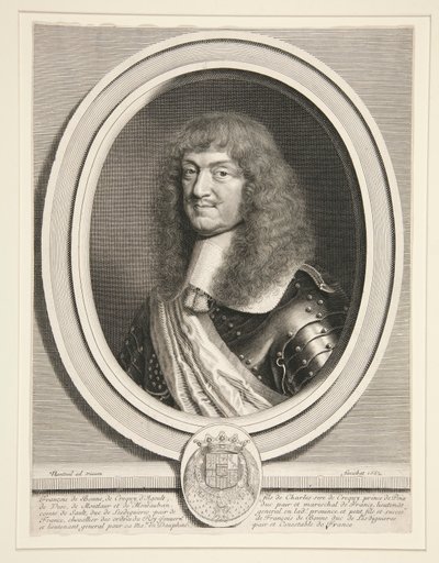 Francois de Bonne, Le Mar?chal de Cr?qui, duc de Lesdigui?res (marskal af Cr?qui, hertug af Lesdigui?res) (1624-1687) af Robert Nanteuil