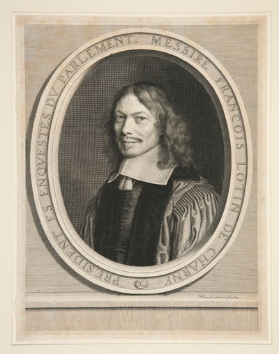 François Lotin de Charny (præsident for parlamentet i Paris) af Robert Nanteuil
