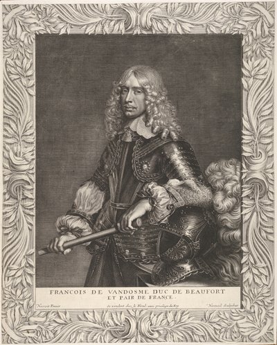 François de Vendôme, hertug af Beaufort, ca. 1649. af Robert Nanteuil