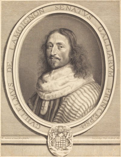 Guillaume de Lamoignon af Robert Nanteuil