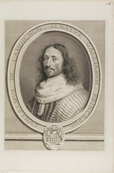 Guillaume de Lamoignon af Robert Nanteuil