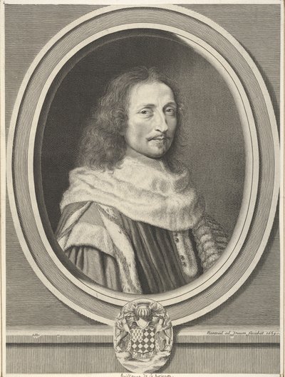Guillaume de Lamoignon, 1659. af Robert Nanteuil