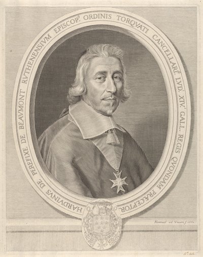 Hardouin de Beaumont de Péréfixe af Robert Nanteuil
