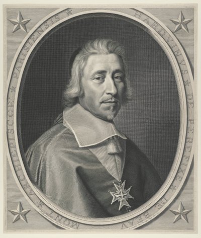 Hardouin de Beaumont de P?refixe, Arch?veque de Paris (Ærkebiskop af Paris) af Robert Nanteuil
