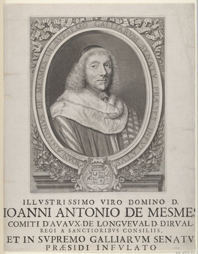 Jean-Antoine de Mesmes, 1658. af Robert Nanteuil