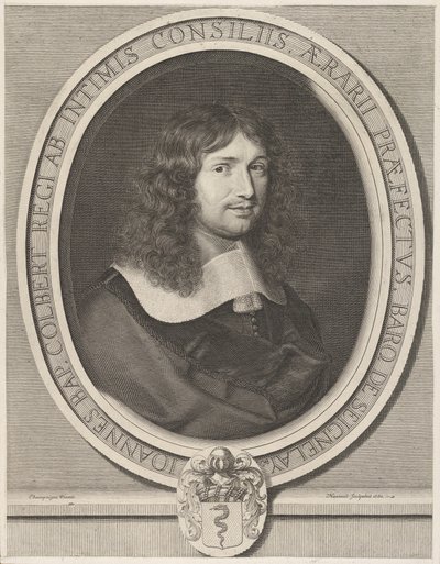 Jean-Baptiste Colbert, 1660. af Robert Nanteuil