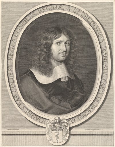 Jean-Baptiste Colbert, 1660. af Robert Nanteuil