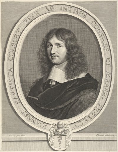 Jean-Baptiste Colbert, 1662. af Robert Nanteuil