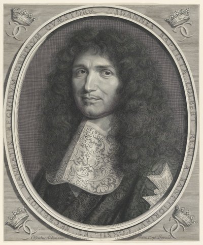Jean Baptiste Colbert (1619-1683) af Robert Nanteuil